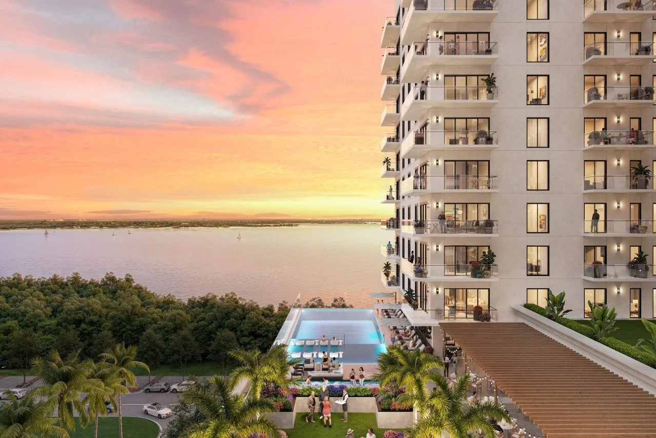 Rendering of 3111 Sunset at sunset