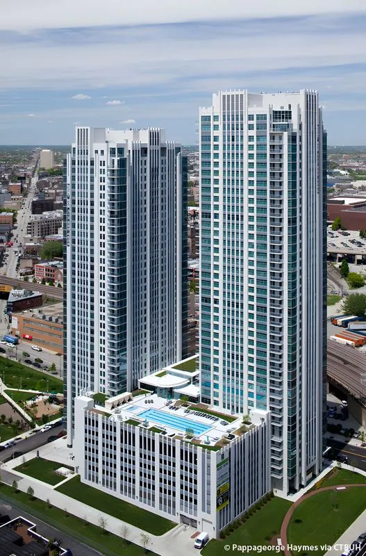 ALTA K Station towers and pool deck