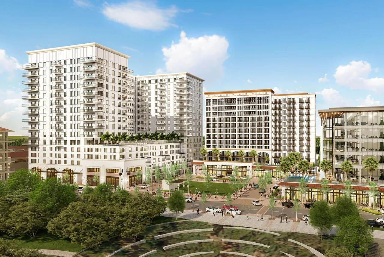 Rendering of the 3111 Sunset development in Flower Mound