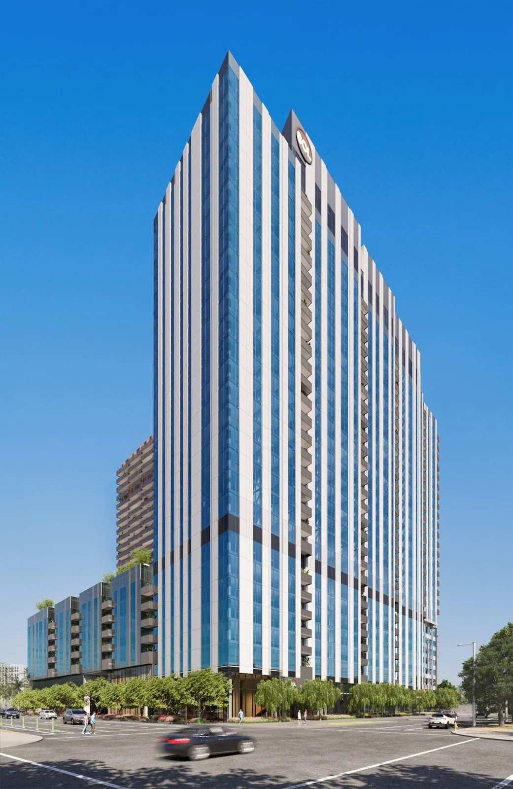 Rendering of the Sol Modern tower in downtown Phoenix